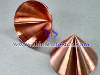 Tungsten Copper Military Shaped Charge Liner Picture